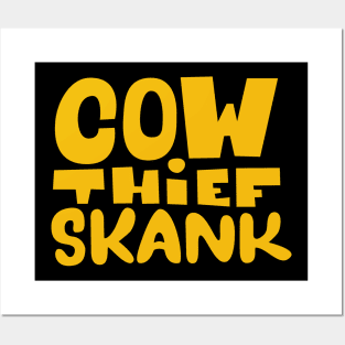 Cow thief Skank - Dub Reggae Hymne -  Lee Scratch Perry Posters and Art